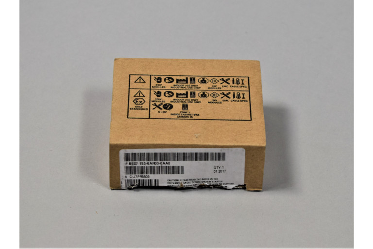 6ES7193-6AR00-0AA0 New in an open package