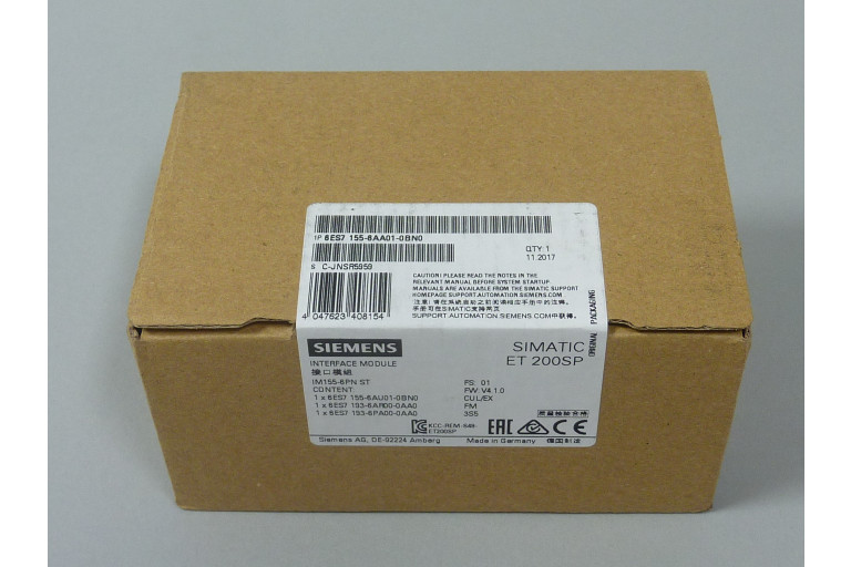 6ES7155-6AA01-0BN0 Nuevo en paquete sellado