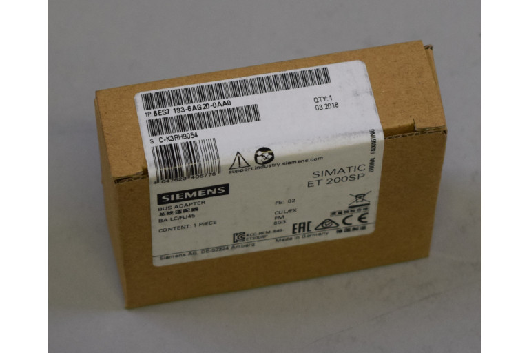 6ES7193-6AG20-0AA0 New in sealed package