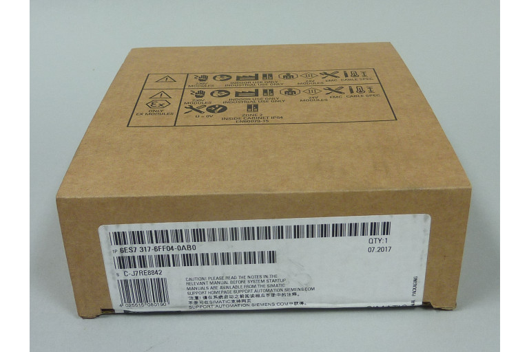 6ES7317-6FF04-0AB0 Ny i forseglet pakke