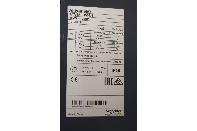 ATV650D90N4 New in an open package