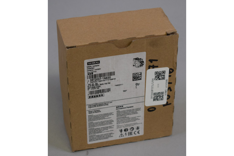 3RT2037-1NB30 New in sealed package