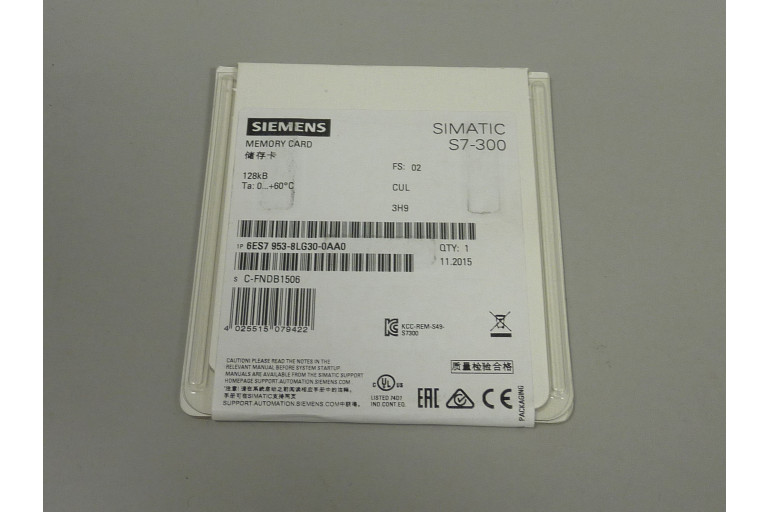 6ES7953-8LG30-0AA0 Ny i forseglet pakke