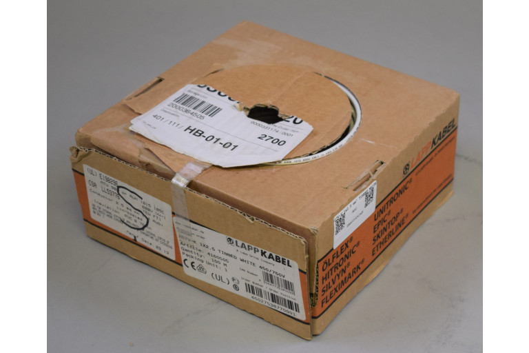 H07V-K 1x2,5 mm² TINNED WHITE New in sealed package