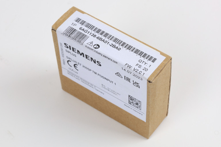 6AG1138-6BA01-2BA0 Ny i forseglet pakke