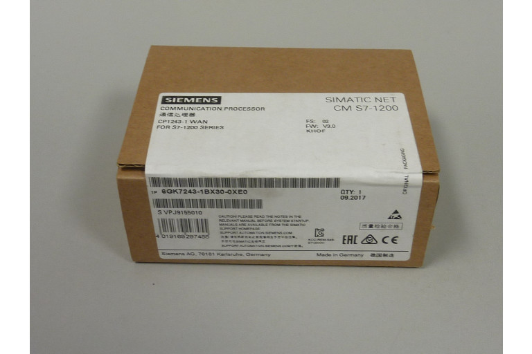 6GK7243-1BX30-0XE0 Neu in versiegelter Verpackung