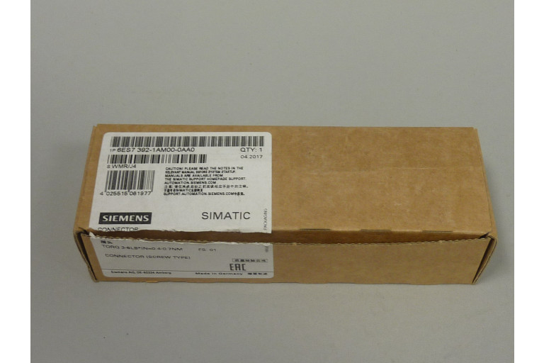 6ES7392-1AM00-0AA0 Neu in einer offenen Verpackung