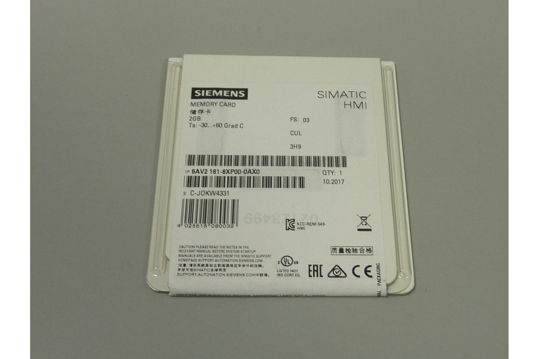 6AV2181-8XP00-0AX0 Neu in versiegelter Verpackung