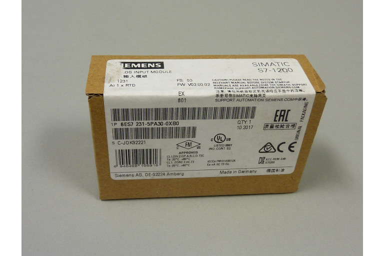 6ES7231-5PA30-0XB0 Neu in versiegelter Verpackung