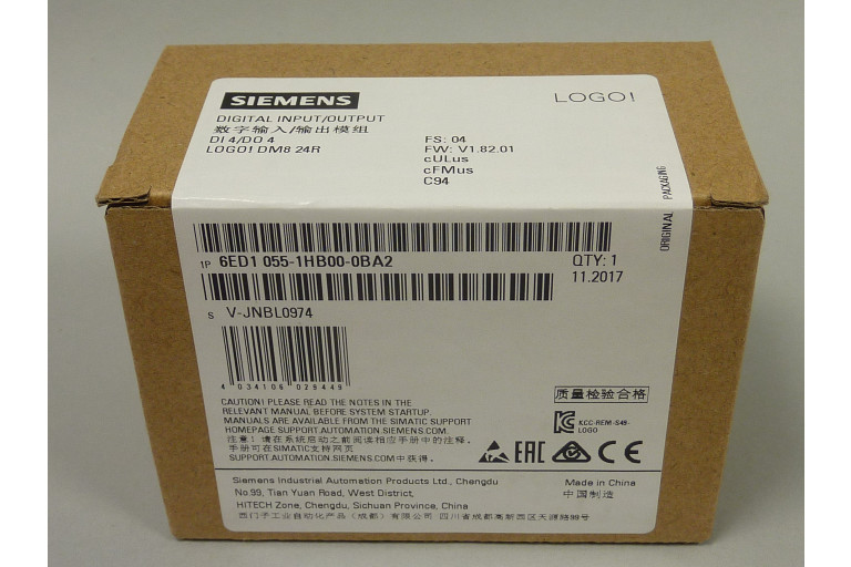 6ED1055-1HB00-0BA2 Ny i forseglet pakke