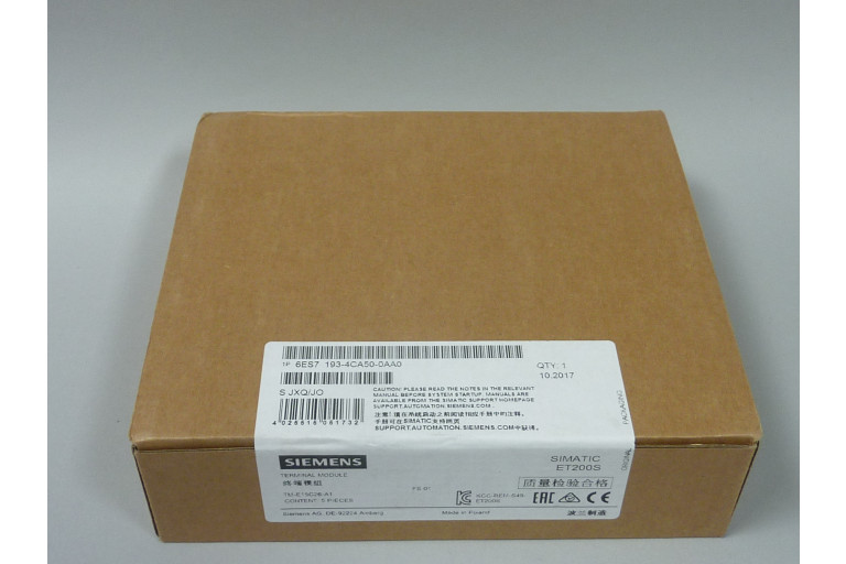6ES7193-4CA50-0AA0 Neu in versiegelter Verpackung