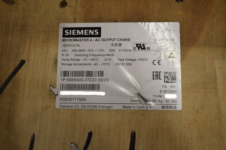 6SE6400-3TC07-5ED0 New in sealed package