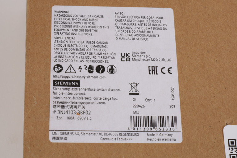 3NJ4103-3BF02 New in sealed package